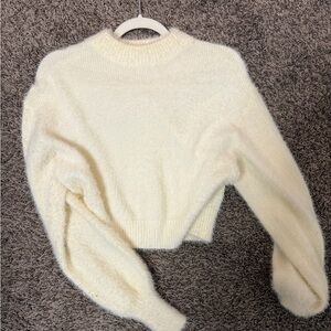 Cotton Candy Cream Turtleneck Sweater